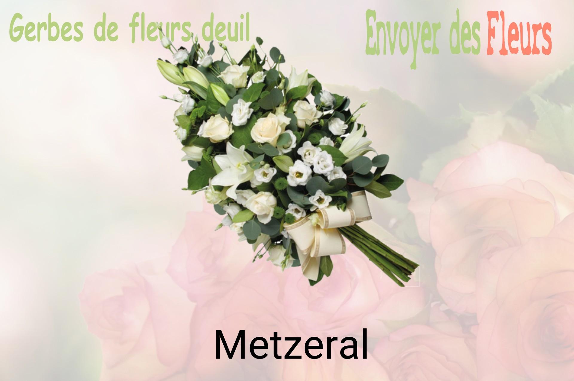 Gerbe de fleurs de deuil livrée à Metzeral